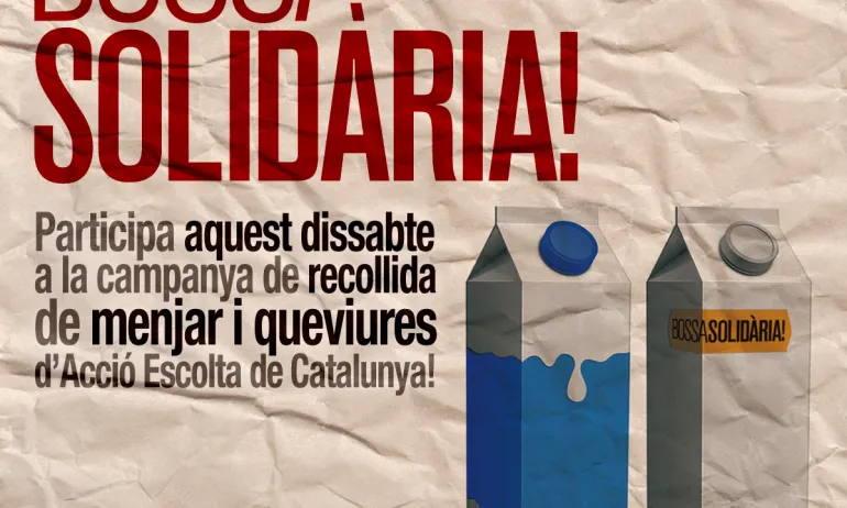 Cartell de la campanya / Foto: Acció Escolta de Catalunya