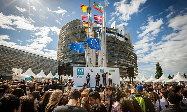 Inauguració de l'EYE2014 al Parlament Europeu d'Estrasburg. Font: Wikipedia