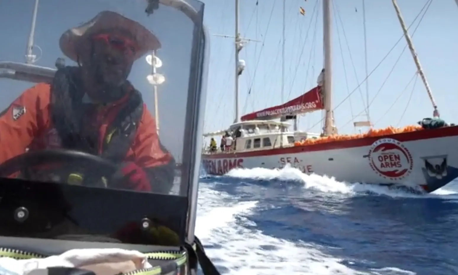 Moment del Tràiler del documental Astral. Font: Proactiva Open Arms