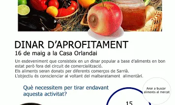 Els dinars d'aprofitament són esdeveniments que redueixen el malbaratament, implicant gran nombre de voluntaris i voluntàries en la seva organització (imatge: espigoladors)