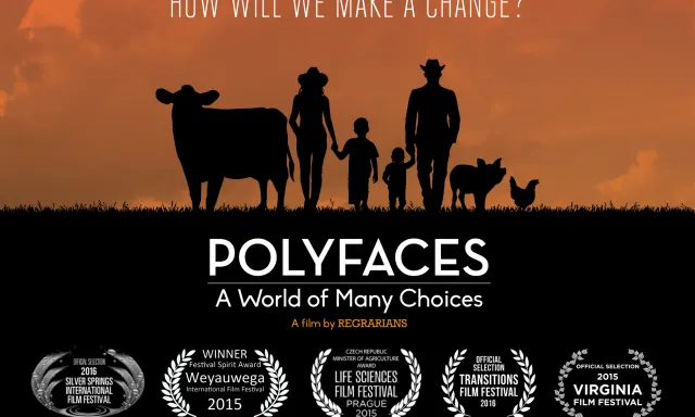 Polyfaces és una pel·lícula sobre les opcions que es poden prendre per connectar amb la terra i la comunitat. (imatge: polyface)