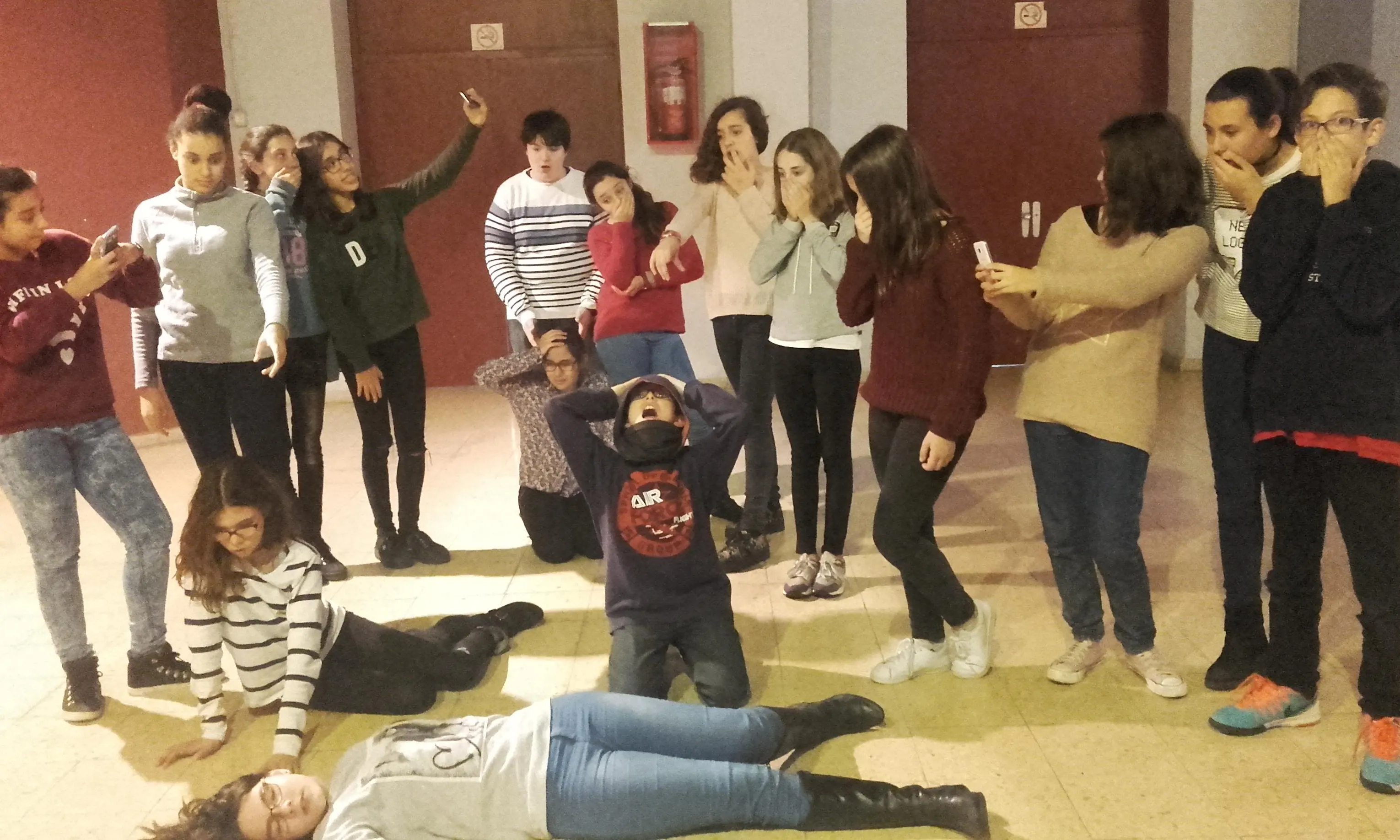 Imtage del projecte Actuem!       Font: ImpactaT Intervencions Teatrals