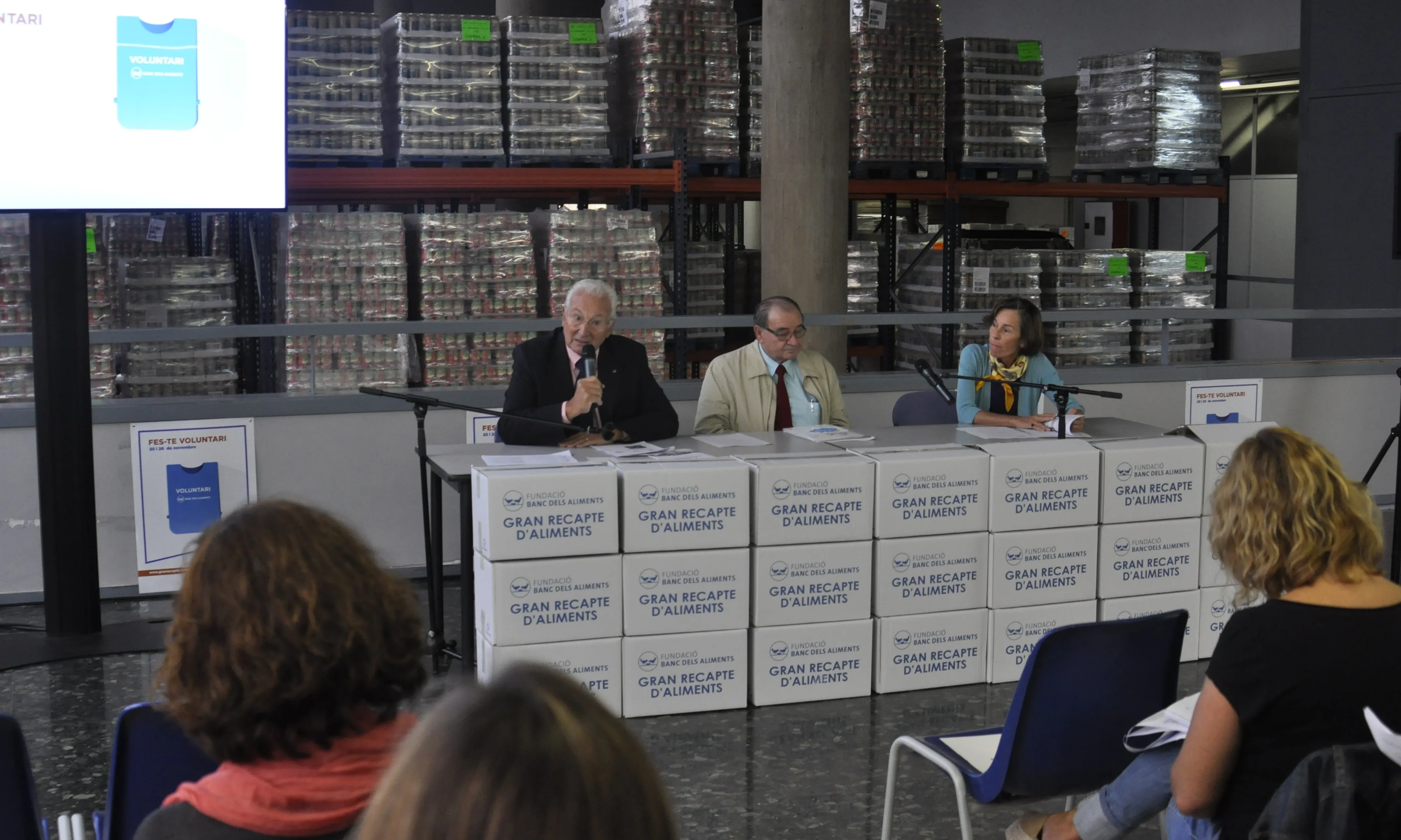 Presentació de l'edició d'enguany.  Font: Banc dels Aliments.