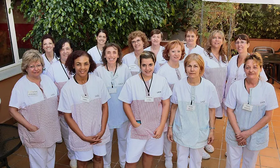 Equip assistent de la residència Làia.