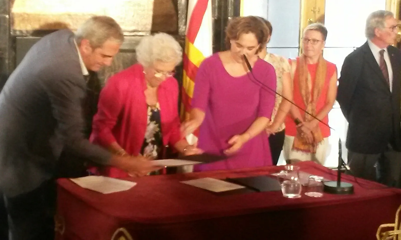 Maria Assumpció Vilà, Síndica. Font: sindicadegreugesbcn.cat
