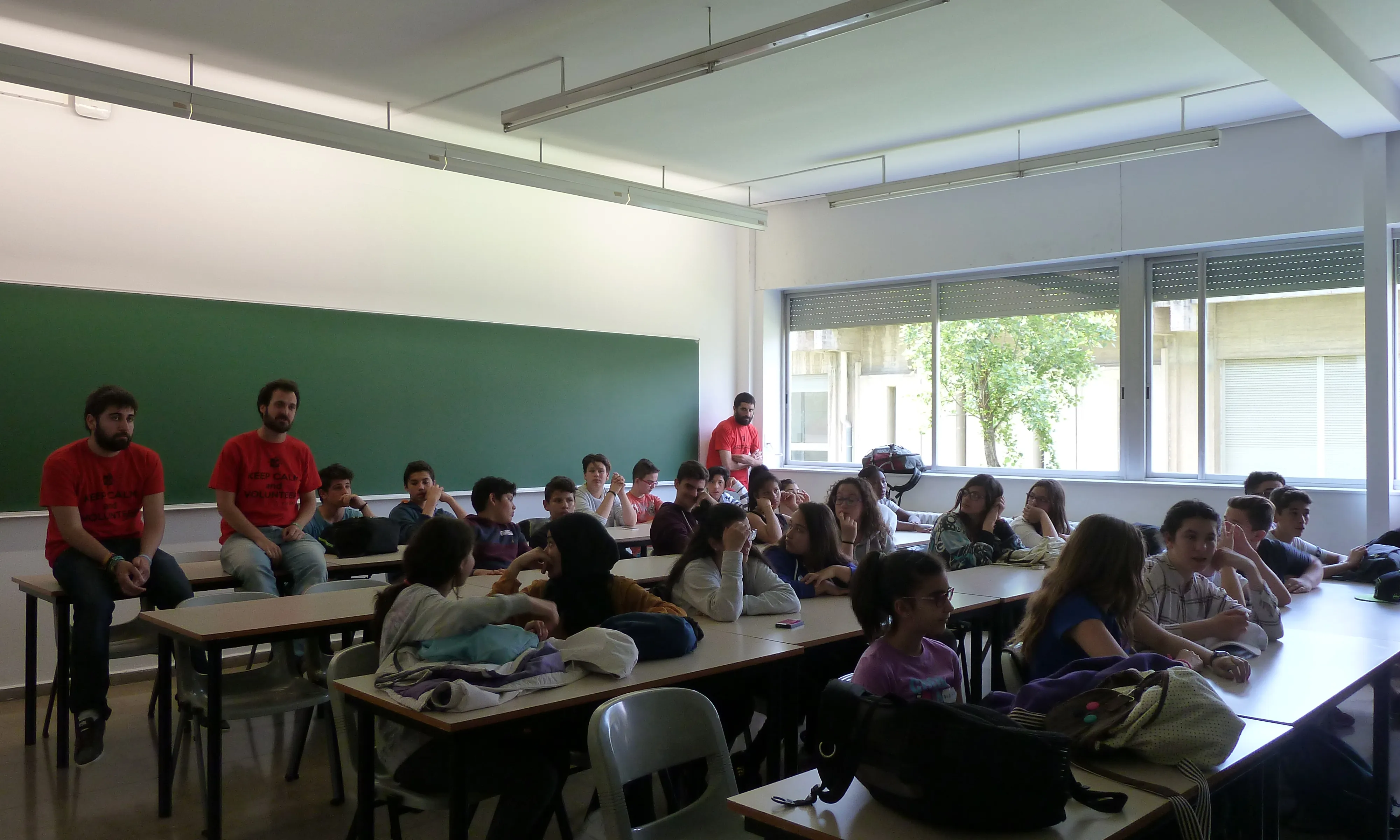 Imatge d'un programa d'intervenció en instituts/ Font: FAS