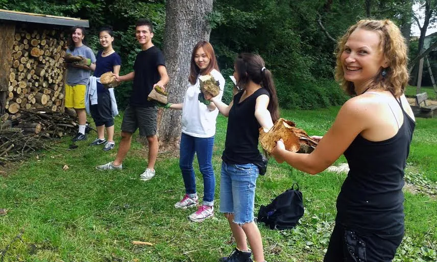 Imatge d'un camp de voluntariat de COCAT. Font: Ariadna Pérez