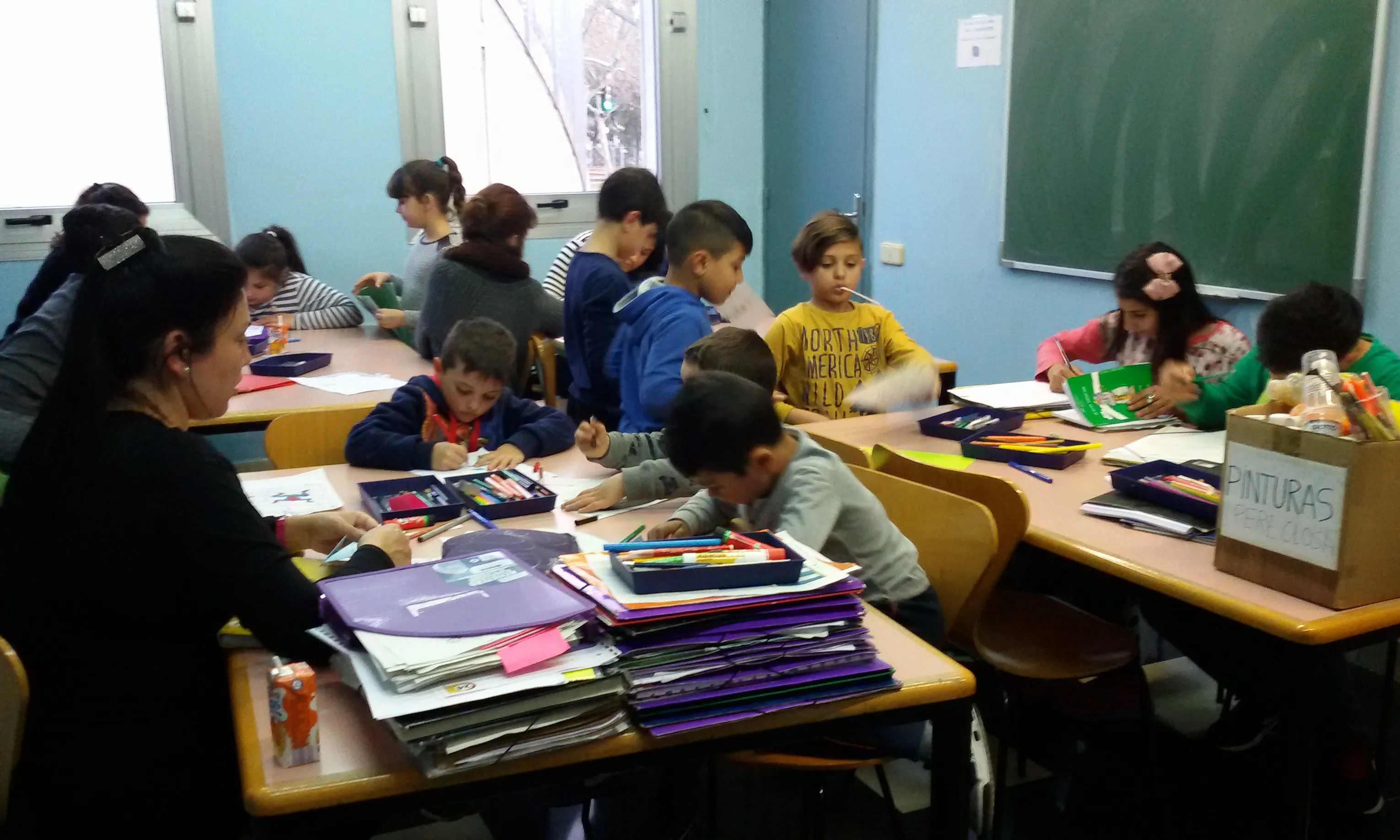 El reforç educatiu és un dels pilars del projecte Educació amb tothom. Font: Fundació Privada Pere Closa