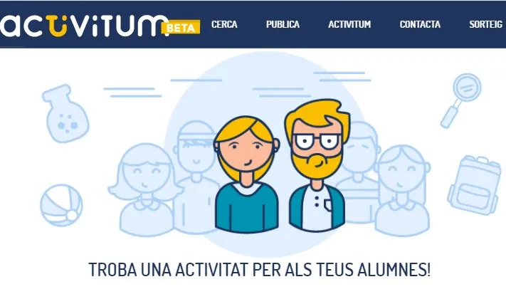 Aspecte del web d'Activitum