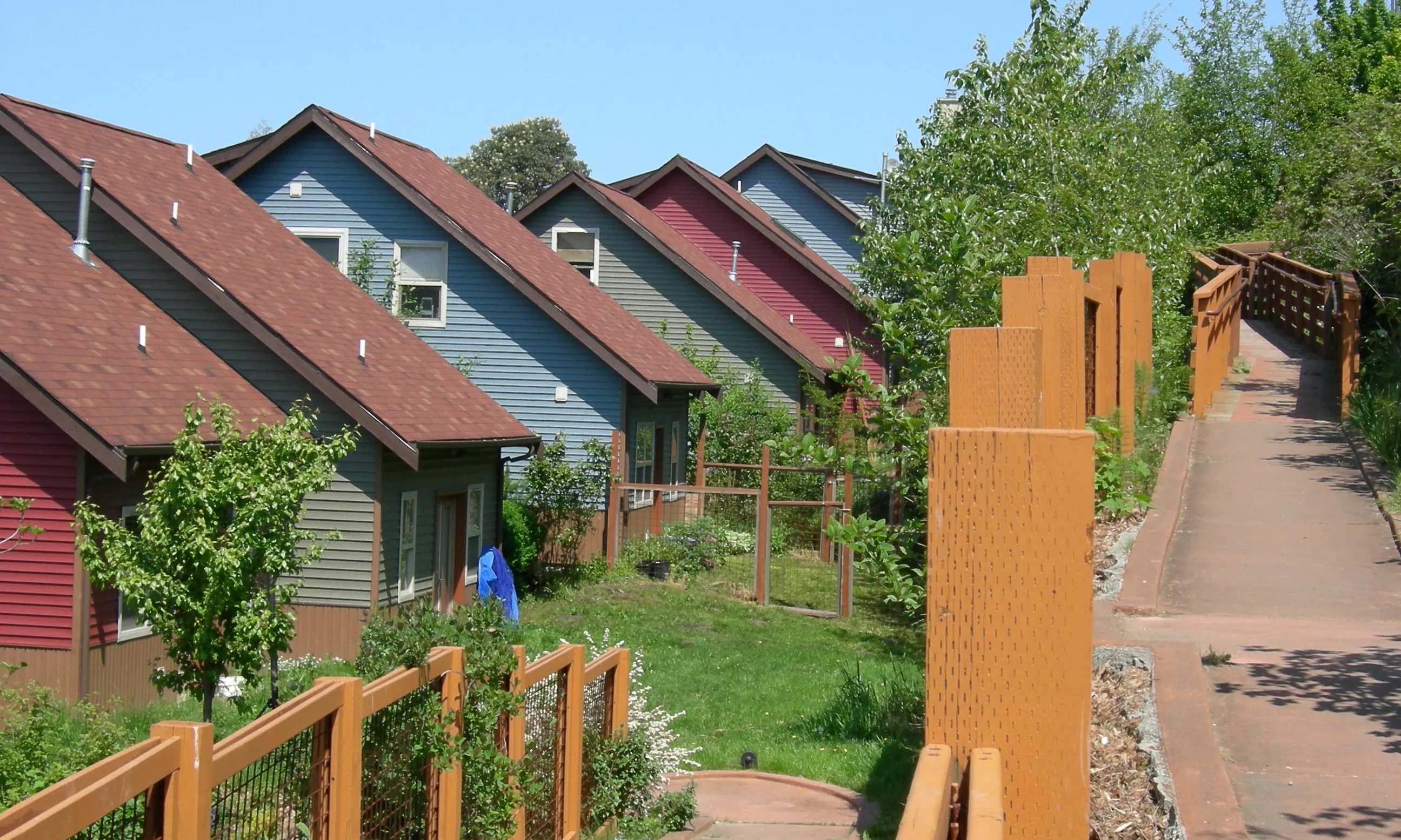 Habitatge col·laboratiu a Duwamish, a Washington. Font: Wikimedia