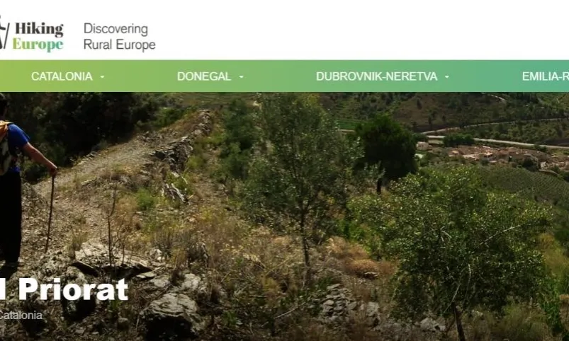 El senderisme pel Priorat com a iniciativa de turisme sostenible (imatge: hiking europe ) 
