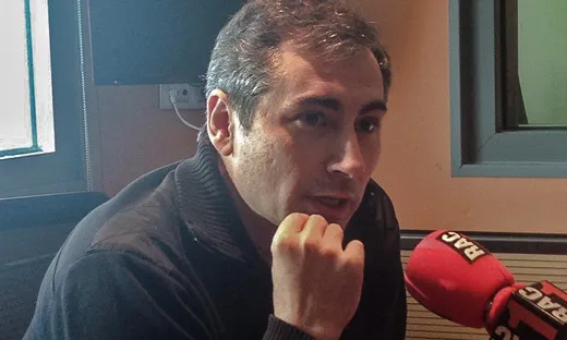 El president de la Taula del Tercer Sector, Oriol Illa, als estudis de RAC1. Font: Taula del Tercer Sector