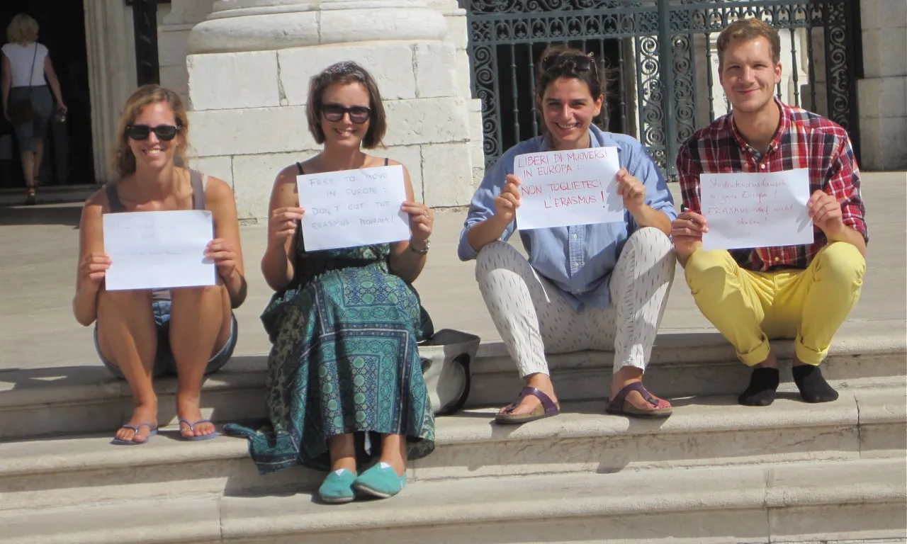 Voluntaris del programa Erasmus+. Font: Wikipedia