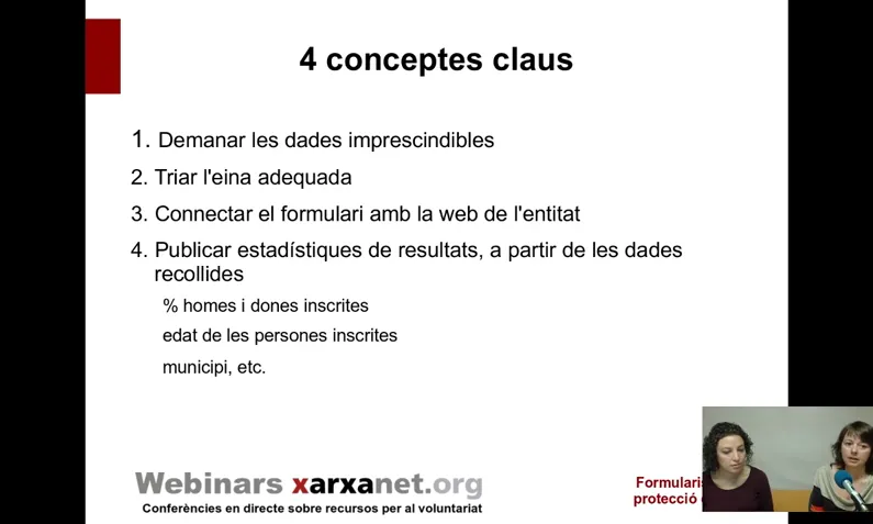 Fotograma del webinar