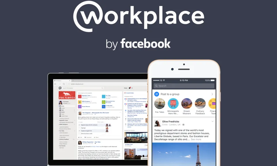 Workplace aprofita totes les funcionalitats de Facebook per fer de gestor. 