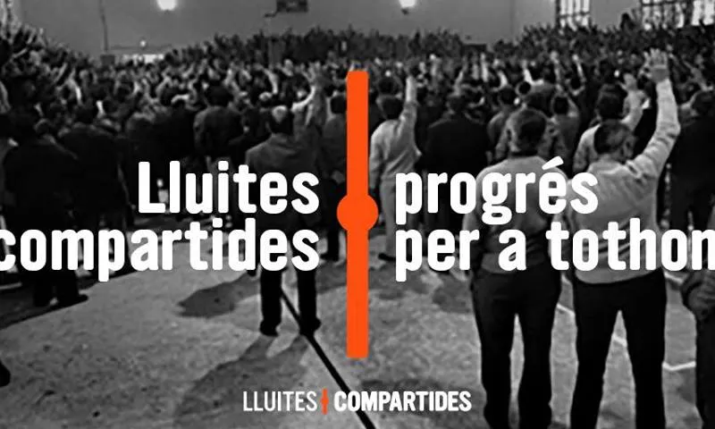 Lluites compartides, progrés per a tothom / Foto: Òmnium Cultural