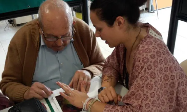 Participants al centre Nau Jove de Silla (València). Font: Fundación Esplai