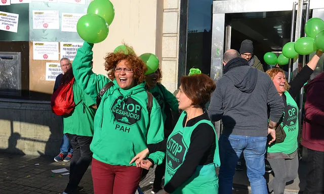 Acció a Bankia 13 desembre / Font: PAH BCN