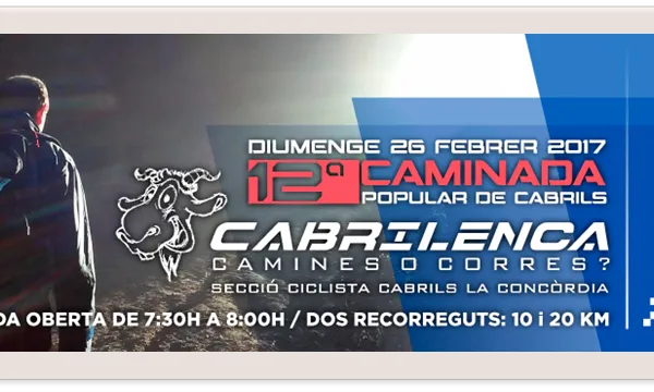 Cartell Cabrilenca 2017. Font: Cabrilenca 2017