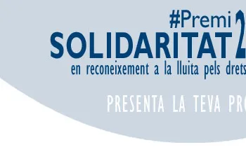 L’Institut de Drets Humans de Catalunya convoca el Premi Solidaritat 2016