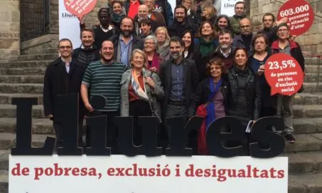 Representants de les entitats que van presentar el projecte Lliures a principis de desembre. Font: Projecte Lliures