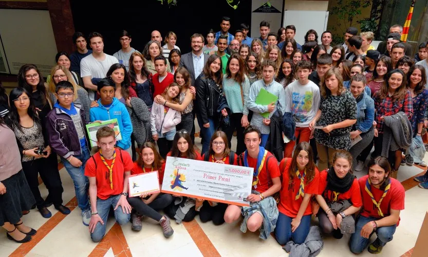 Premiats en el 1n Concurs de Kabua, “Joves per canviar el món” / Foto: Kabua