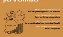 Formació de finançament públic per a entitats.    Font: CRAJ