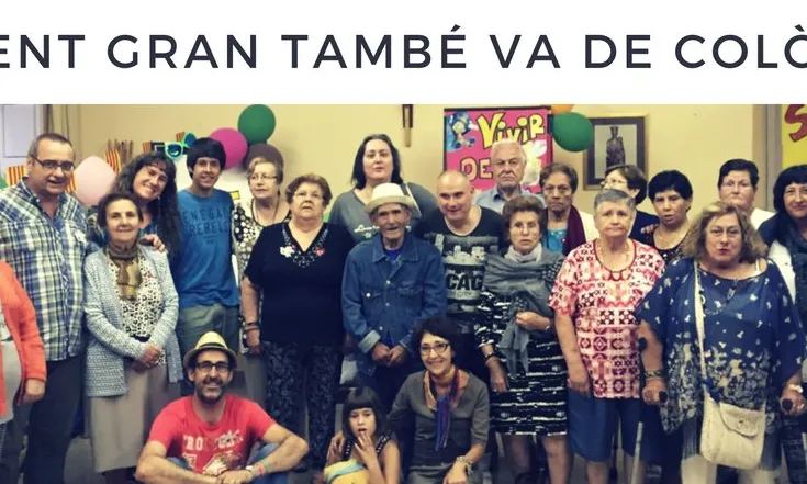  Les colònies de la Fundació La Vinya es tracta d'un projecte per a les persones grans dels barris de Bellvitge i El Gornal. (Font: fundaciolavinya.org)