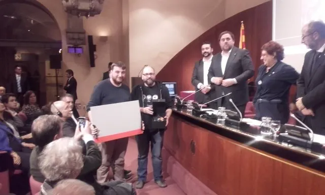 Recollida del Premi Civisme 2016