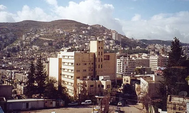 Nablus, territori on es realitzarà el camp de treball. Font: Wikipedia