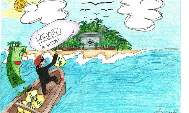 Il·lustració d'un paradís fiscal. Font: Laura B., Flickr
