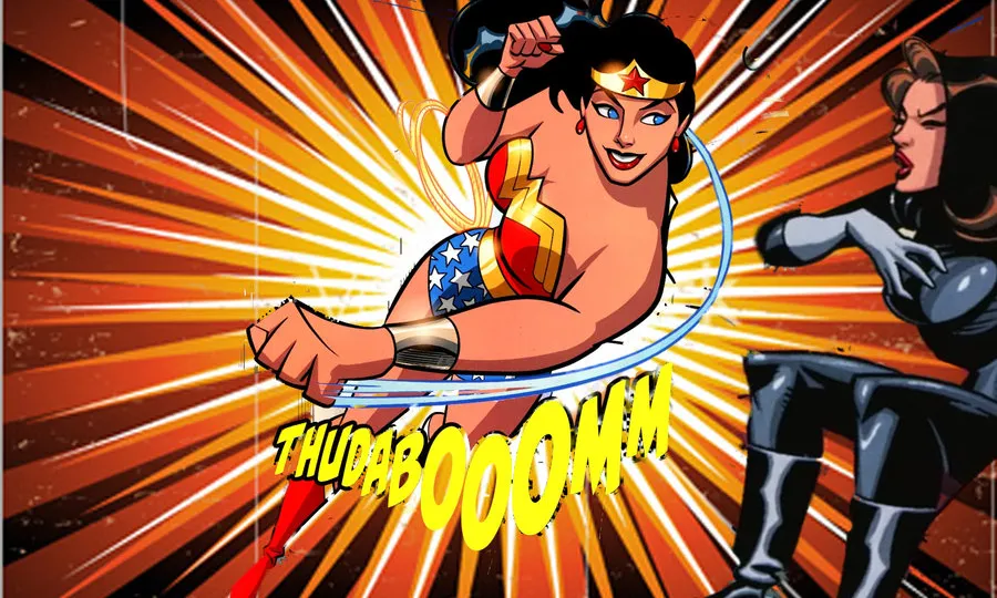 Imatge de Wonder Woman en un còmic. Font: DeviantArt
