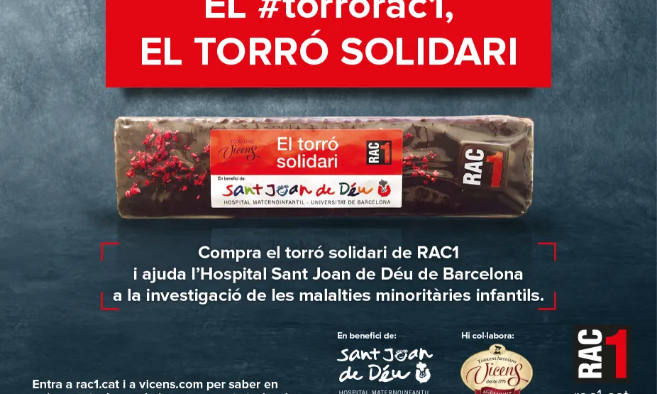 Torró Solidari RAC1. Font: RAC1