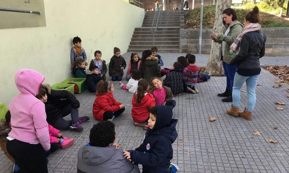 El primer dia de casal d'hivern municipal a Sant Boi. Font: Esplai Eixida