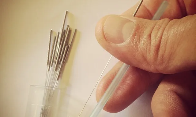 Agulles acupunturals. Font: Victor a Flickr