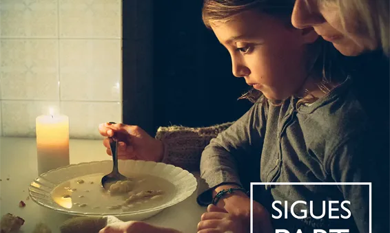 La campanya és una invitació a ser part de la solució contra la desigualtat social. (Font: caritasgirona.cat)