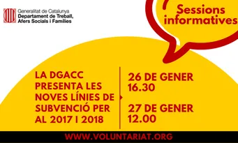 Les sessions tindran lloc a la seu del Departament de Treball, Afers Socials i Famílies