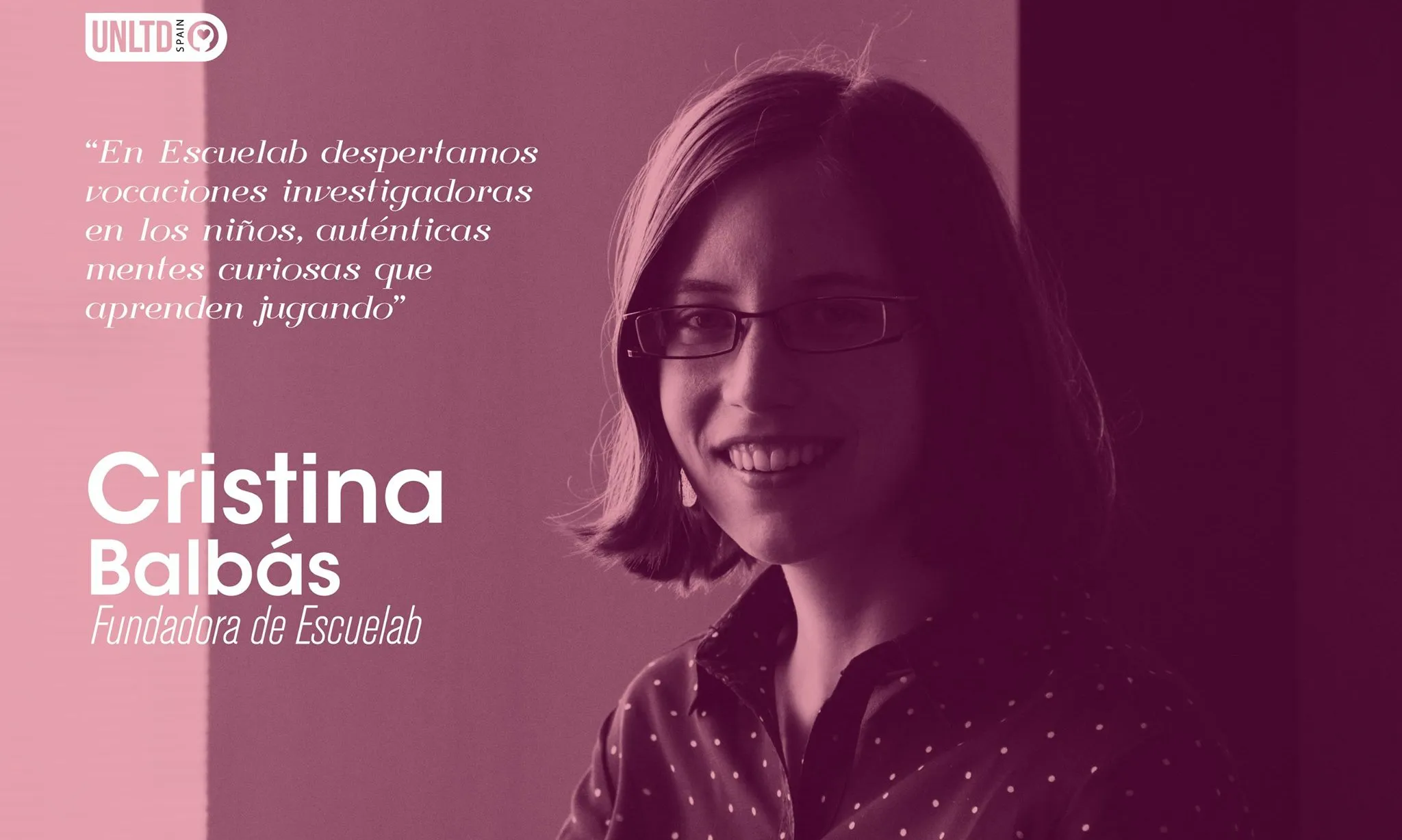 Cristina Balbás, participant de UnLtd. Font: Pàgina de Facebook d'UnLtd Spain