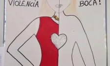 Un dibuix del projecte Kant de lluita contra la violència de gènere a la Ribera d'Ebre