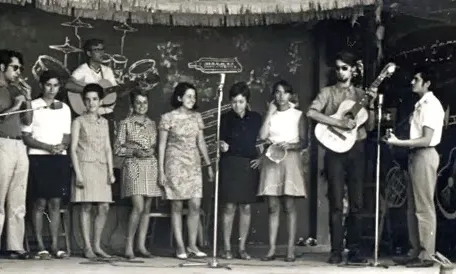 1970, Grup de Folk (Foto: Manolo Alabart)