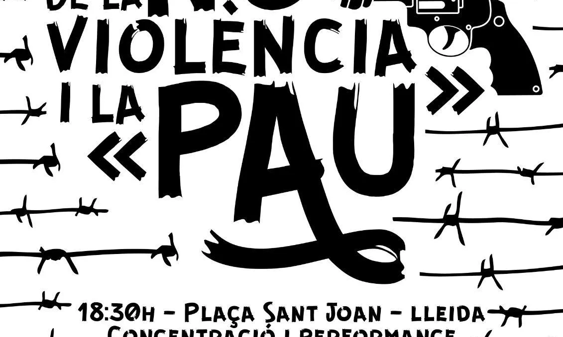 Cartell acció reivindicativa - Fotot: Plataforma "No en el nostre nom"