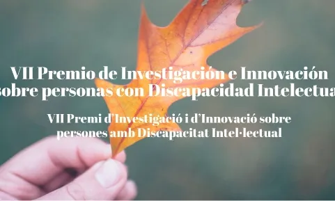 VII Premi d'investigació i d'innovació sobre persones amb discapacitat intel·lectual. Font: Plana web d'Ampans