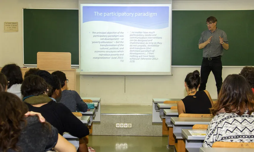 Projecte EpD, visita de Thomas Tufte / Font: FAS 