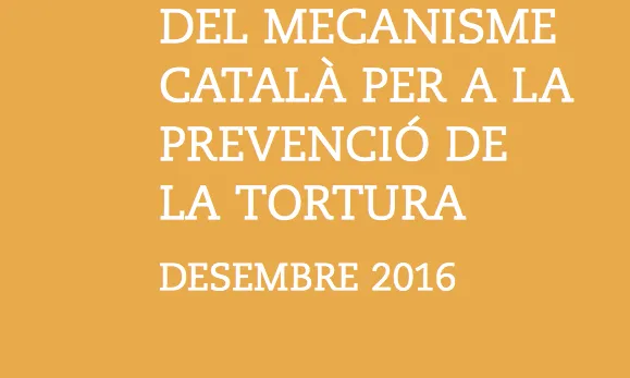 Portada de l'Informe Anual del MCPT. 