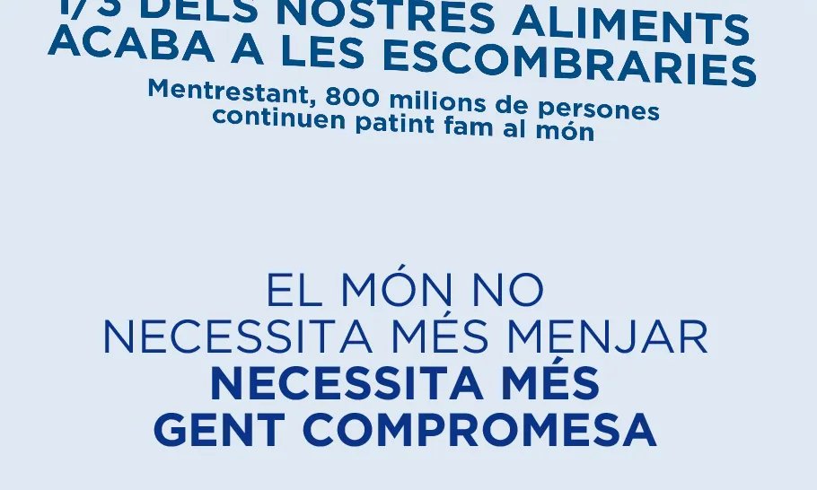 Aquesta campanya s'emmarca dins el Trienni de Lluita contra la Fam en què Mans Unides està treballant per donar resposta a la fam al món. (Font: mansunides.org)
