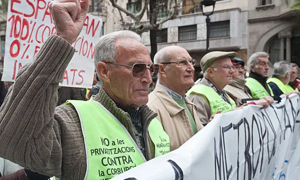 Iaioflautes va néixer del moviment 15M. Font: Iaioflautes