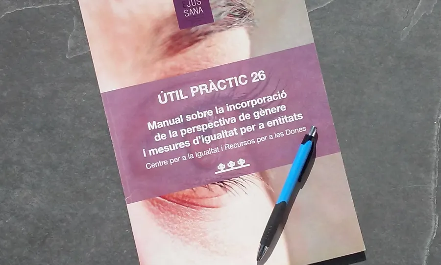 El manual ha estat elaborat pel Centre per la Igualtat i Recursos per a les Dones (CIRD) i publicat per Torre Jussana. Font. Suport Associatiu