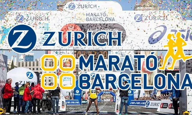 El cartell de la Zúrich Marató de Barcelona. Font: Zurich Marató de Barcelona. 