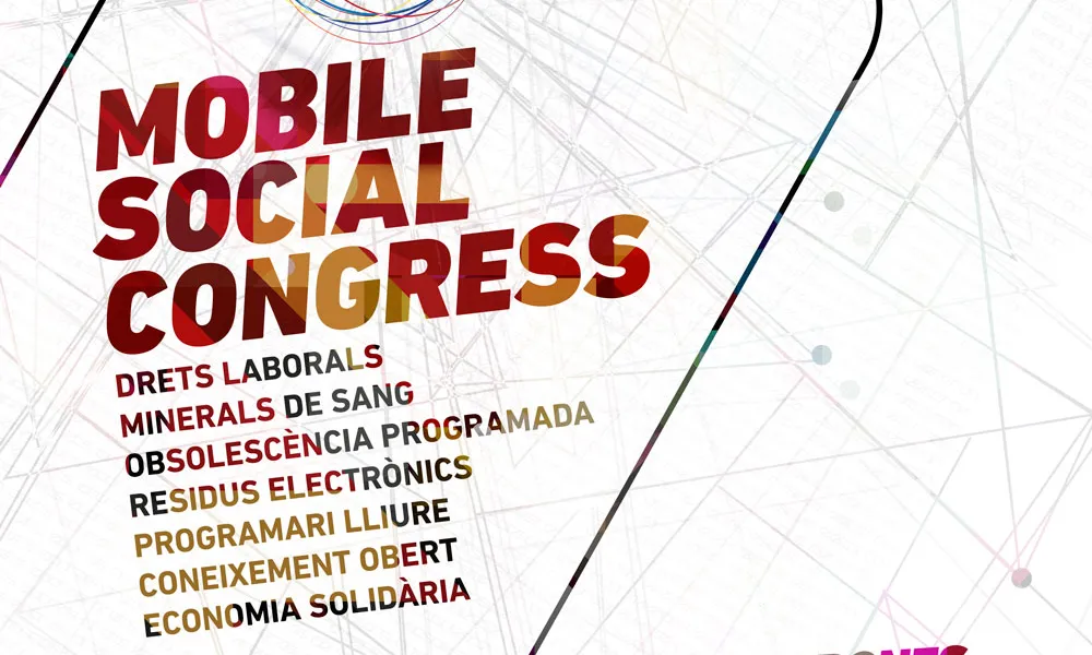 Cartell del Mobile Social Congress. Font: Setem