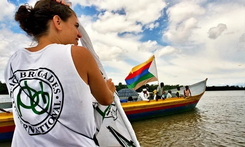 Activista de PBI, guanyadora del Premi. Font: PBI Colòmbia